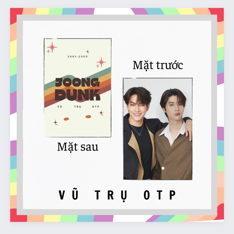 Set 9 card bo góc JOONGDUNK