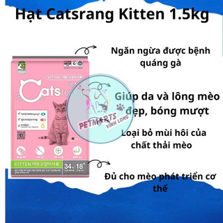 Thức ăn hạt cho mèo con Catsrang Kitten 1.5kg