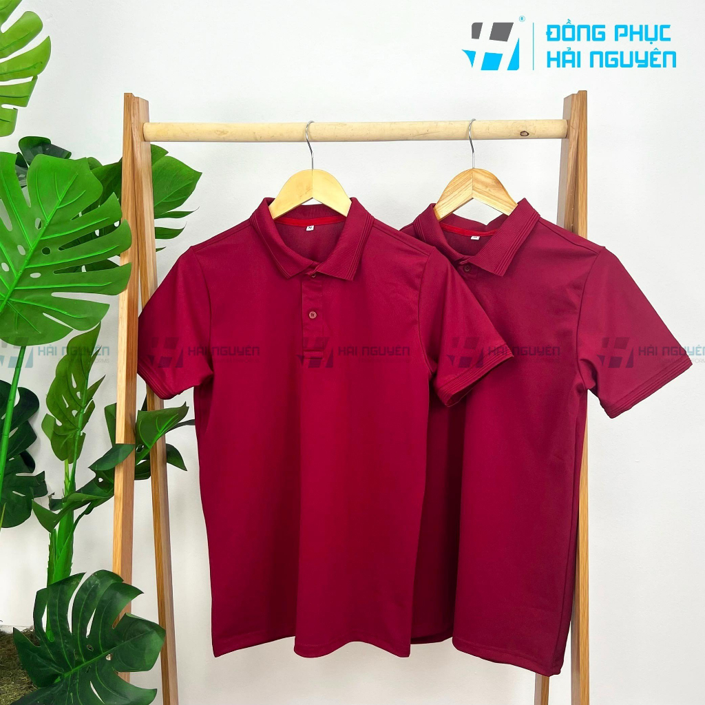 Áo thun polo đồng phục trơn dành cho Nam Nữ chất vải cao cấp 4 chiều BO GÂN