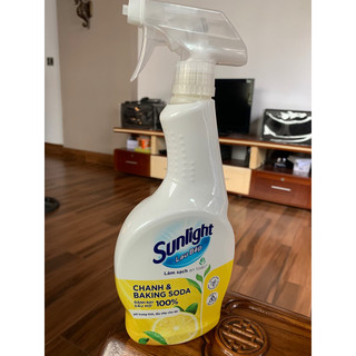 Nước xịt lau bếp sunlight  nhiên chanh và baking soda chai 500ml