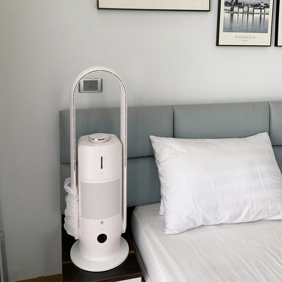 Máy Lọc Không Khí Bù Ẩm Khử Khuẩn U ULTTY CR022, Quạt Không Cánh, Khử Khuẩn Tia UV, Bảo Hành 2 Năm