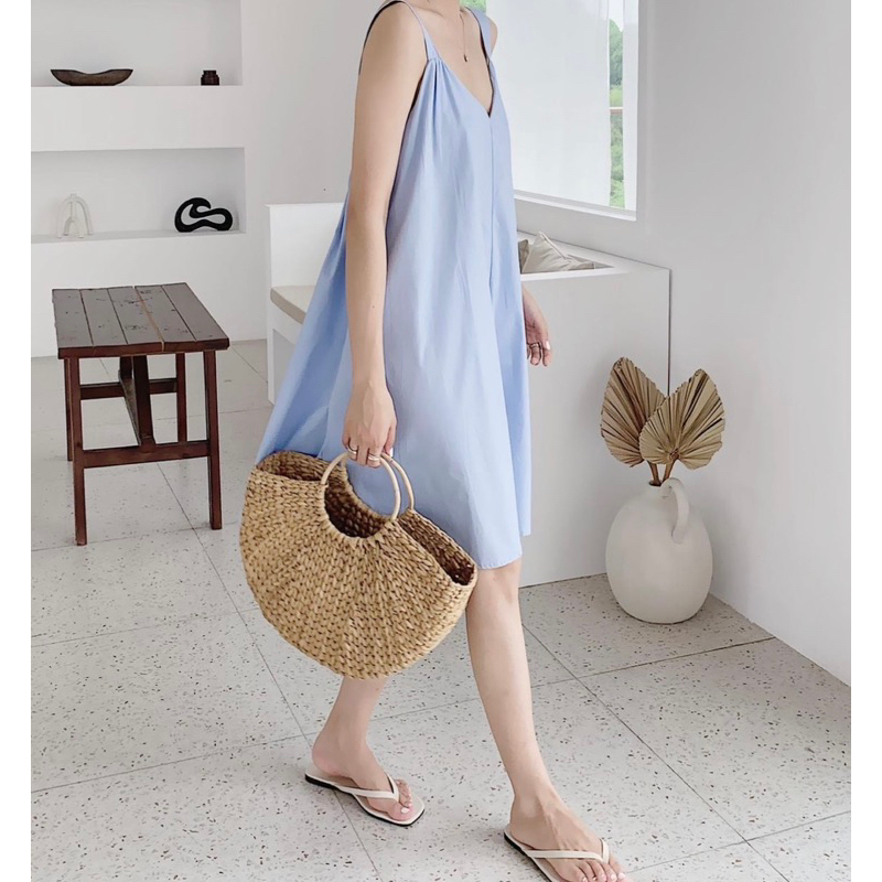Đầm dây kate hàn lạnh