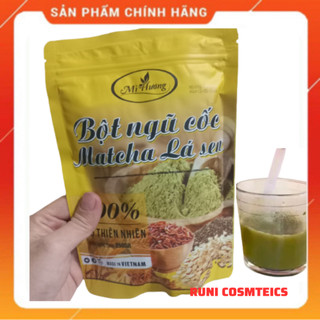 Ngũ cốc matcha lá sen mị hương - mỡ bụng mị hương mẫu mới hộp 250gram