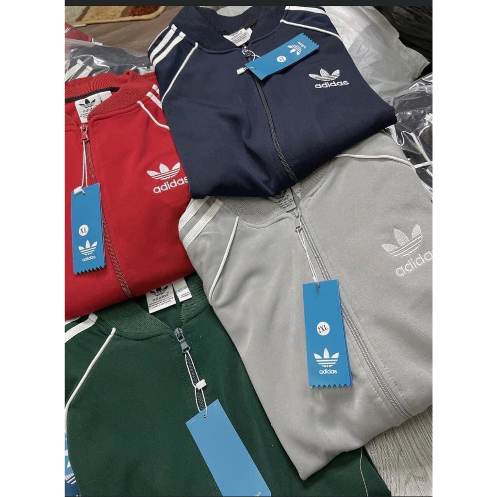 Áo khoác nỉ adldas 5 màu siêu hot, Áo Khoác Thể Thao Adidas - Áo Khoác 3 Sọc Kẻ Chất Umi Hàn Hottrend 2023