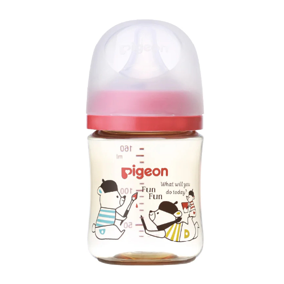 Bình sữa Pigeon nội địa WN3 phiên bản Nhật 160 và 240 ml hàng chính hãng