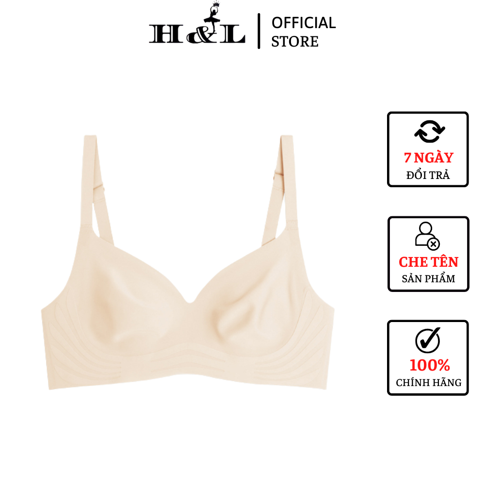 Áo ngực không gọng đúc su thông hơi cao cấp, mút mỏng, lưng bản to đàn hồi tốt HL BOUTIQUE A448