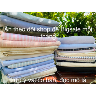 Sét 0,6-2,5kg 100%Cotton,65%Cotton Vải khúc tận dụng may đồ - Shop ongchutaphoa làm giá toàn sever