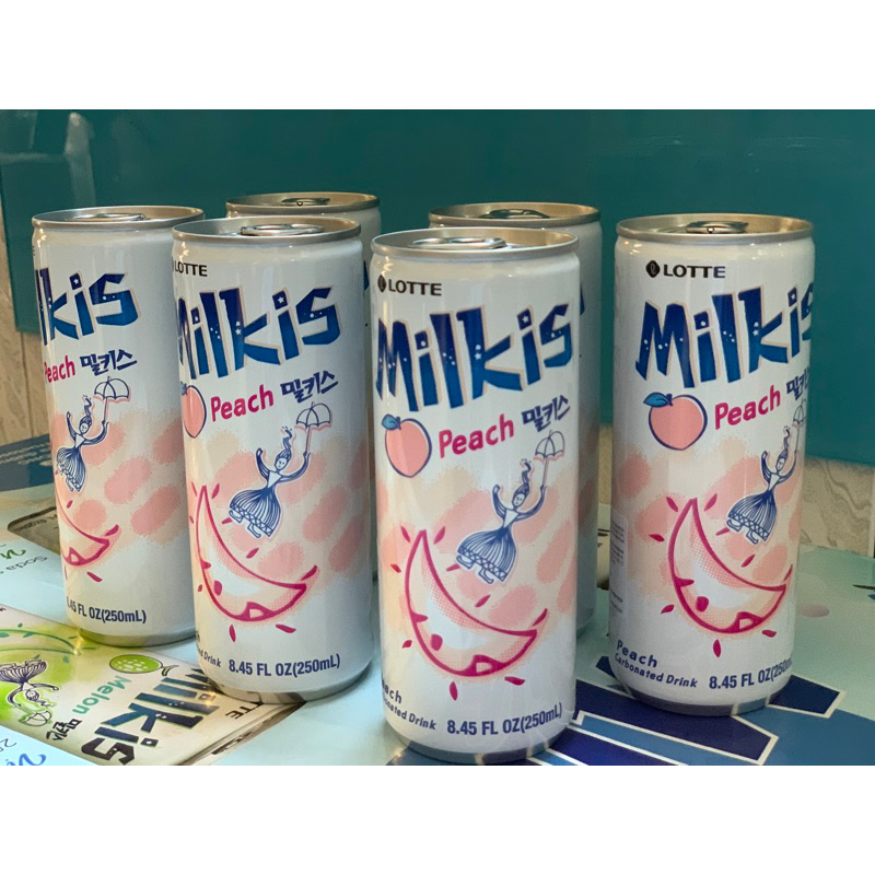 Lốc 6 lon soda healthy Milkis vị đào Hàn Quốc