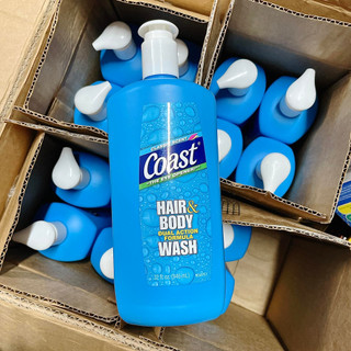 Sữa Tắm Gội dành cho Nam Coast Hair&Body Wash 946ml của Mỹ