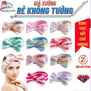Băng đô nơ sọc ngang nhung 3d dễ thương nhiều màu sắc - băng đô 3d nơ sọc cao cấp băng đô 3d nơ sọc cao cấp