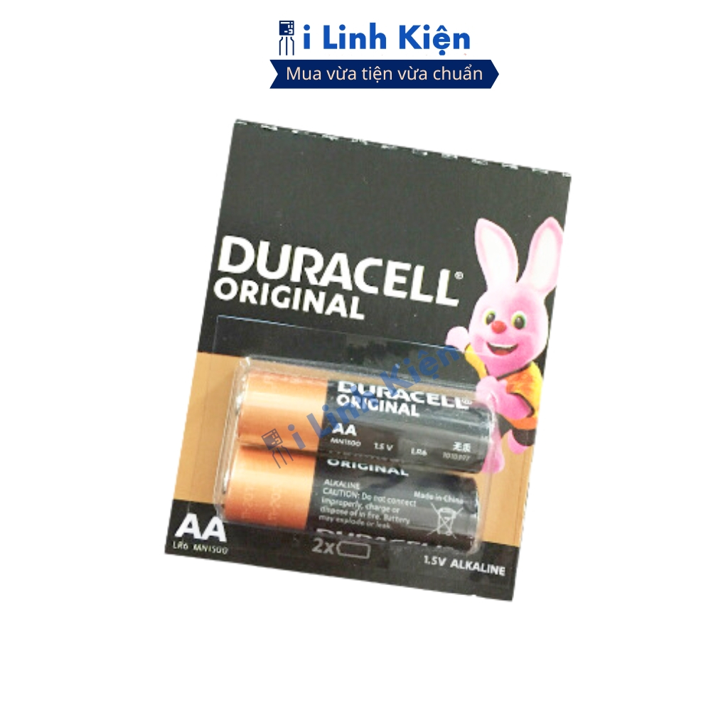 Pin Duracell AAA-AA 1.5V vỉ 2 viên đảm bảo chất lượng ilinhkien