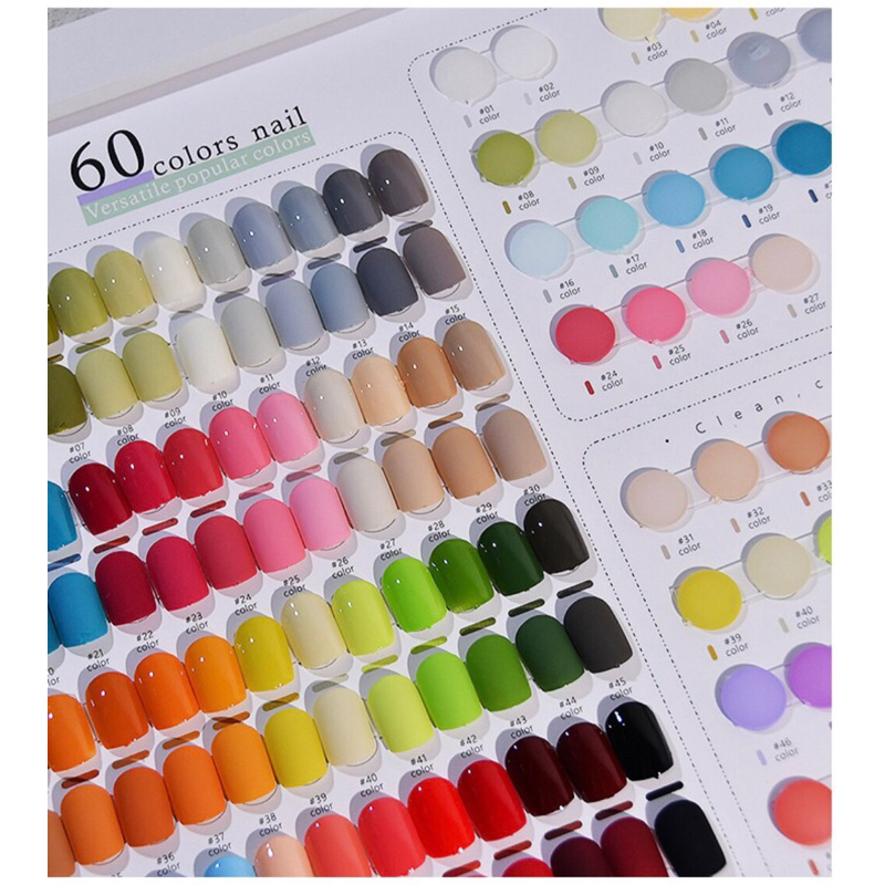 Set sơn gel Very Good 60 màu chai tím kèm bảng màu , base , top  - Sushi nail mi