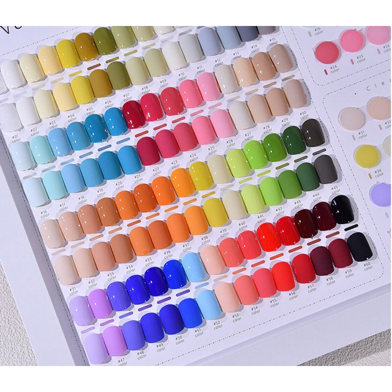 Set sơn gel Very Good 60 màu chai tím kèm bảng màu , base , top  - Sushi nail mi