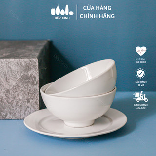 Chén cơm sứ trắng trơn - sứ hảo cảnh -hc011
