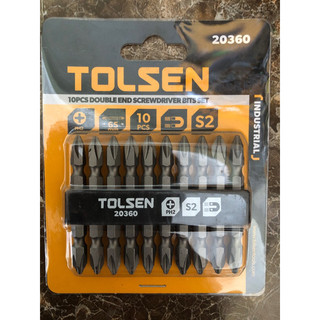 Bộ tua vít 2 đầu tolsen 20360