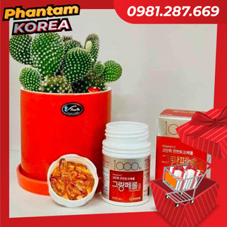 Vitamin e yuhan 1000iu 💥 hàng chính hãng 💥 vitamin e hàn quốc giúp bổ sung dưỡng chất cơ thể và chăm sóc da từ bên hãng