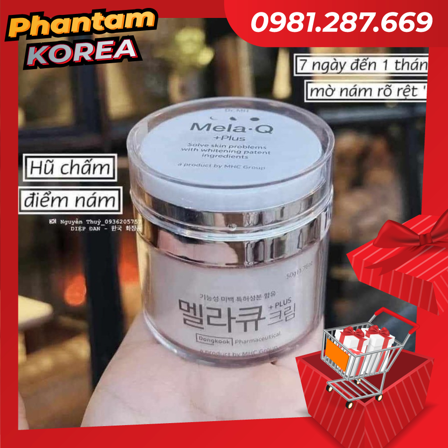 Kem tr.ị ná.m Dr.MH Mela Q Plus 💥 HÀNG LOẠI 1 💥 Kem tr.ị tàn nhang, đồi mồi Hàn Quốc