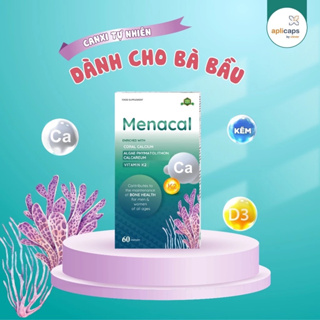 Menacal, Canxi bà bầu, Vitamin d3k2, DHA, Giúp bổ sung các loại vitamin