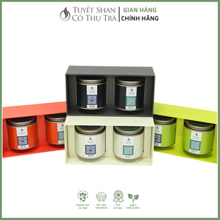 Set trà quà tặng - set tứ sắc - set quà tặng trà shan tuyết cao cấp