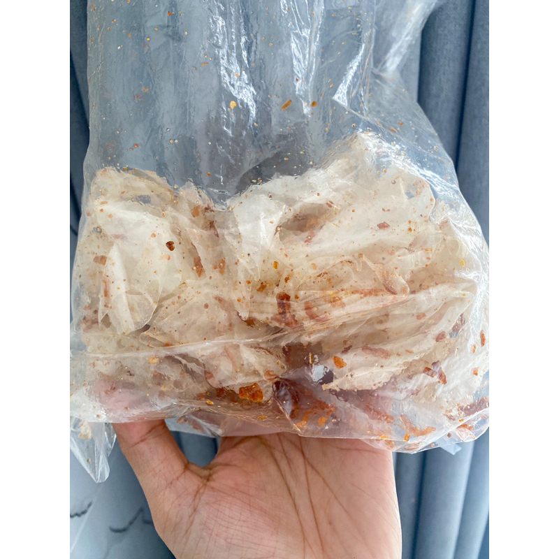 Bánh tráng muối sặc + hành phi