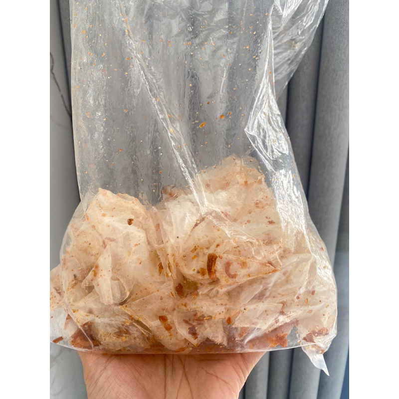 Bánh tráng muối sặc + hành phi