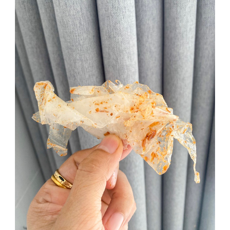 Bánh tráng muối sặc + hành phi