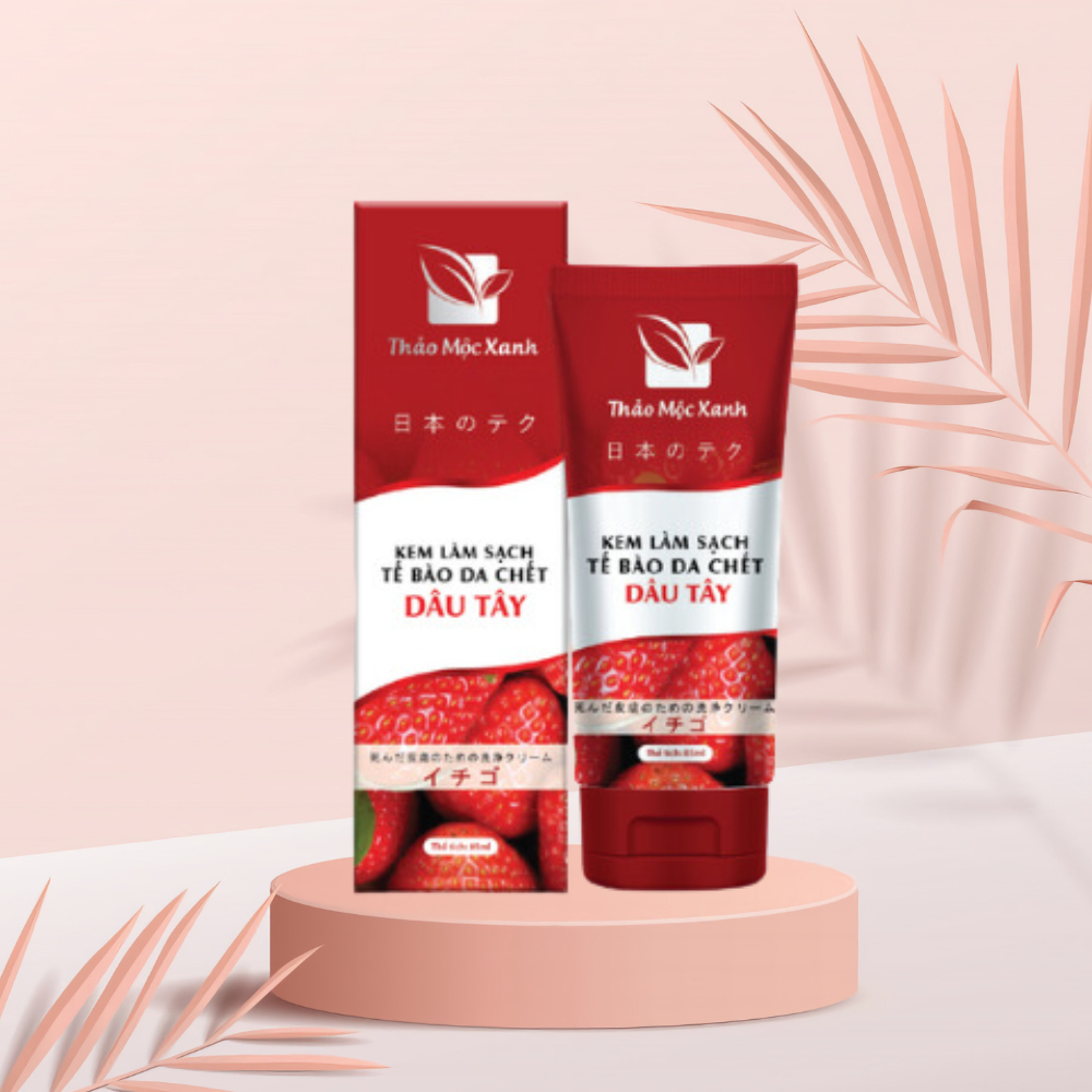 Kem làm sạch tế bào da chết Dâu Tây loại bỏ bã nhờn, trắng sáng mịn màng 85ml | BigBuy360 - bigbuy360.vn