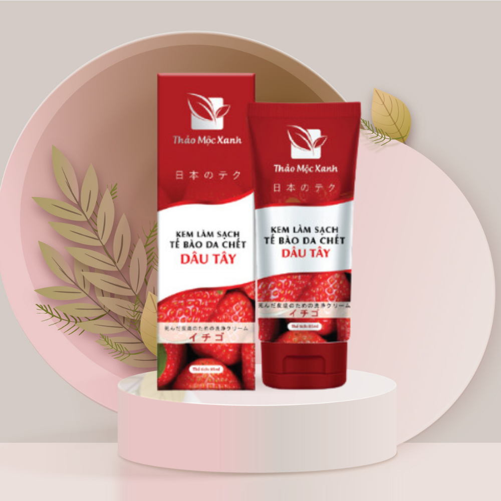 Kem làm sạch tế bào da chết Dâu Tây loại bỏ bã nhờn, trắng sáng mịn màng 85ml | BigBuy360 - bigbuy360.vn
