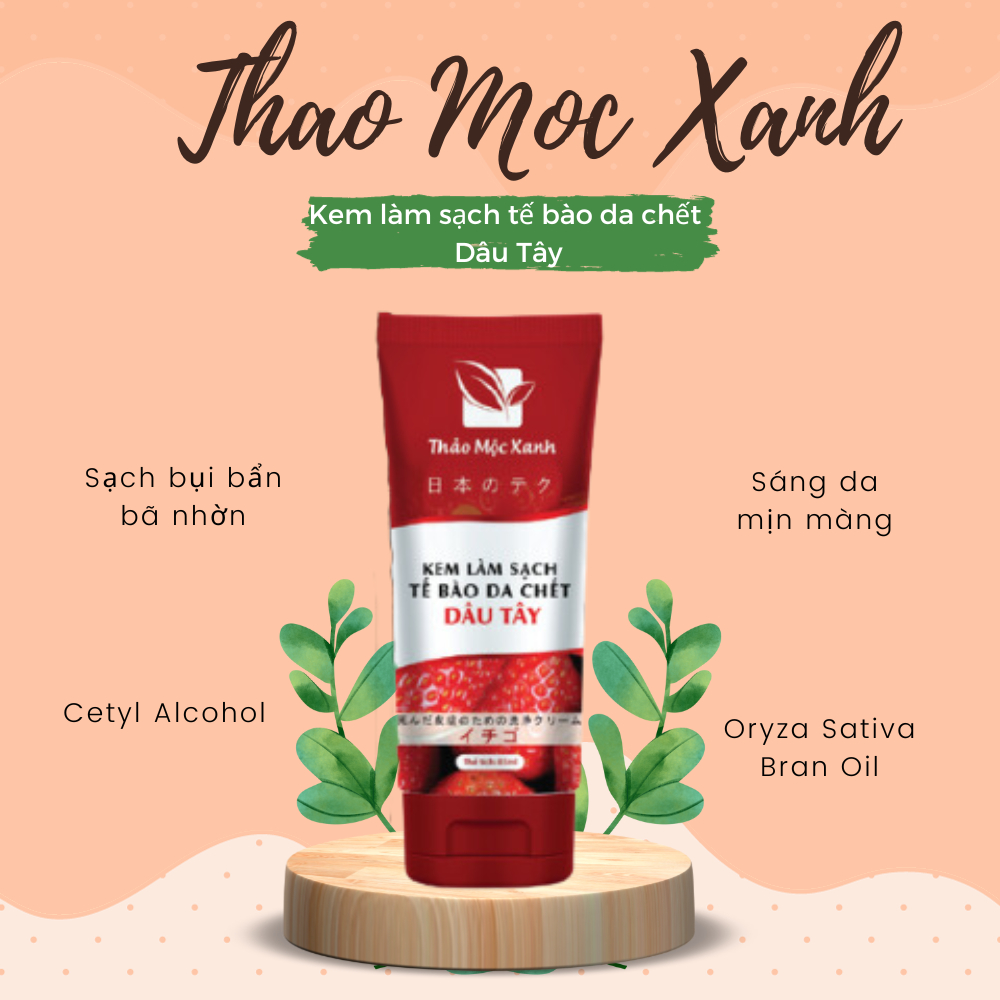 Kem làm sạch tế bào da chết Dâu Tây loại bỏ bã nhờn, trắng sáng mịn màng 85ml | BigBuy360 - bigbuy360.vn