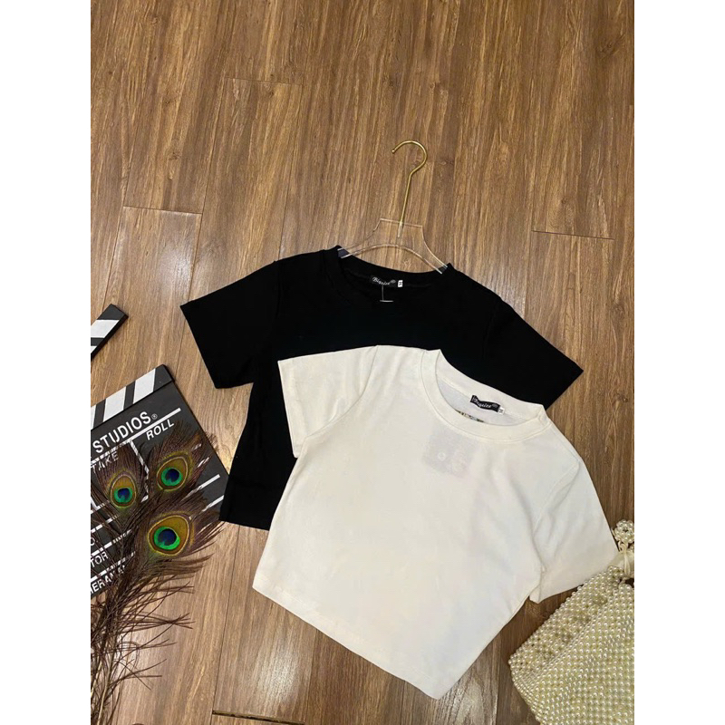 ÁO THUN CROPTOP THUN GÂN