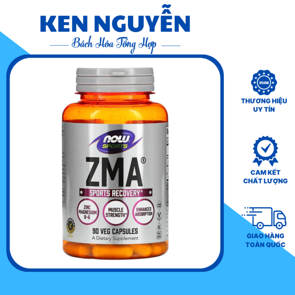 Viên Now Zma Bổ Sung Vitamin Và Khoáng Chất Giúp Cải Thiện Giấc Ngủ Và Phục Hồi Cơ Bắp Now Zma