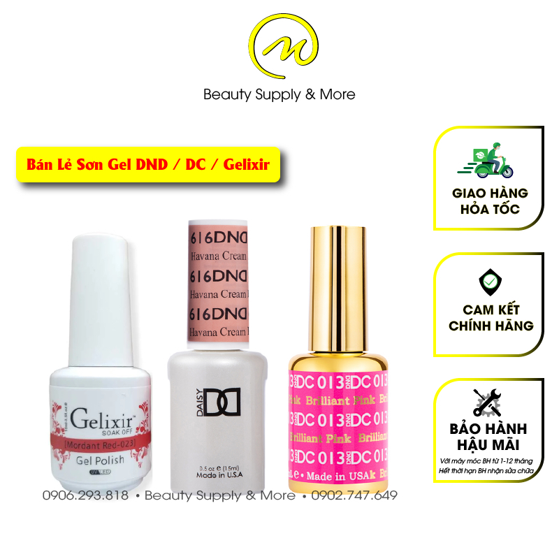 SƠN GEL BÁN LẺ DND/DC/GELIXIR HÀNG CHÍNH HÃNG MỸ