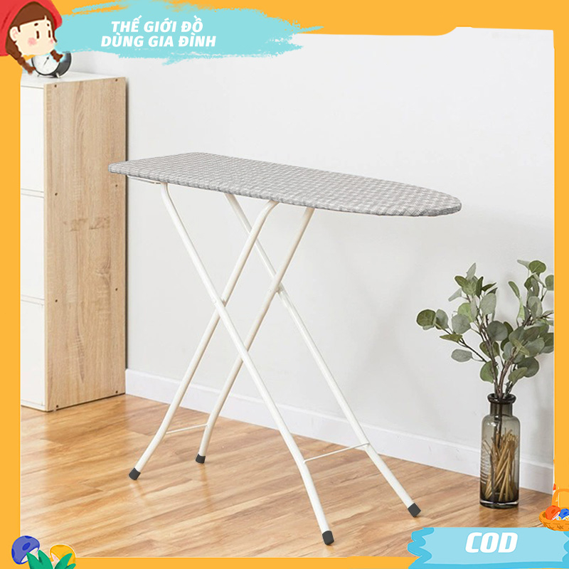 Bàn Ủi Quần Áo Gấp Gọn Gia Dụng Kiểu Đứng Có Giá Đỡ Giúp Ủi Phẳng Đồ Nhanh Chóng