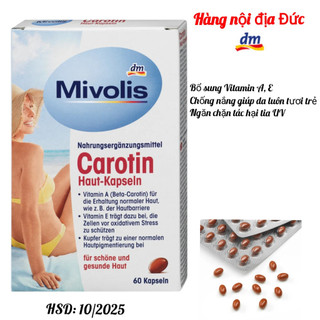Viên uống chống nắng Mivolis 60 viên của Đức