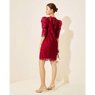 Đầm tay phồng ren - Everluxe