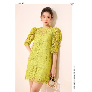 Đầm tay phồng ren - Everluxe