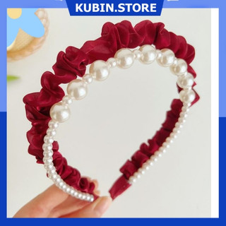 Bờm tóc ngọc trai tiểu thư cho bé gái