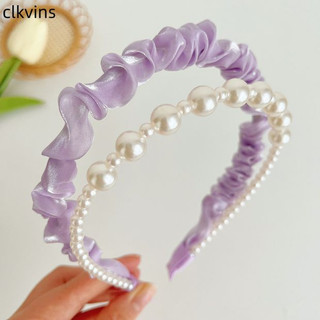 Bờm tóc ngọc trai tiểu thư cho bé gái