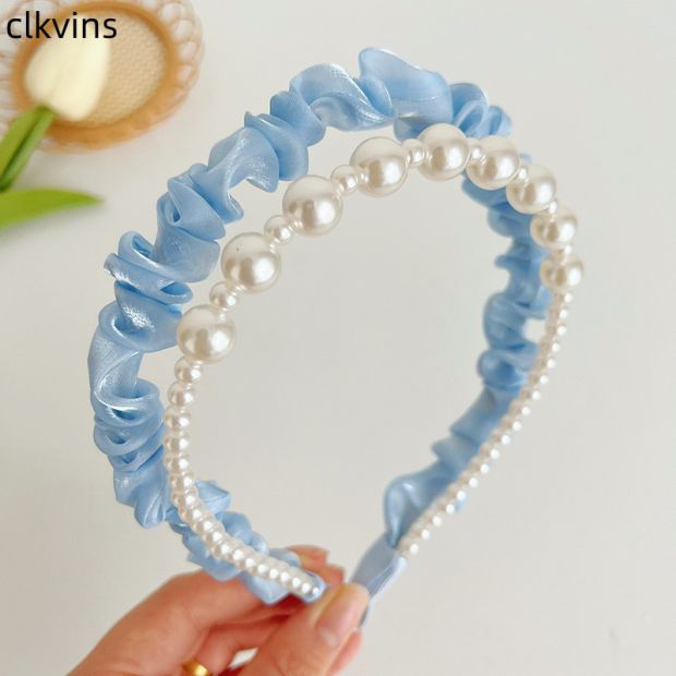 Bờm tóc ngọc trai tiểu thư cho bé gái