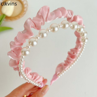 Bờm tóc ngọc trai tiểu thư cho bé gái