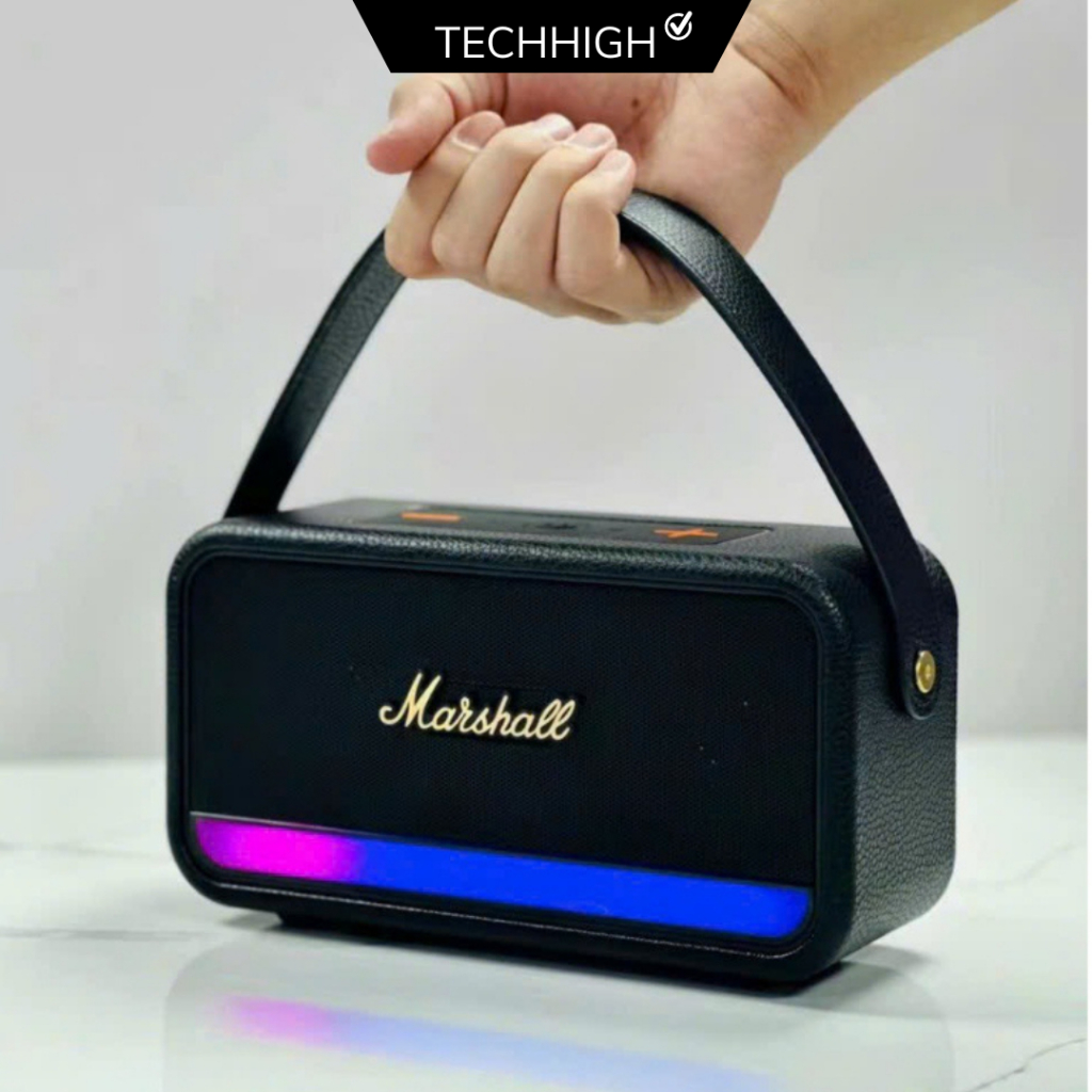 Loa Bluetooth Marshall KillBurn LED M15, Công Suất 20W, Bass Ấm, Bảo Hành 12 Tháng TECHHIGH MALL