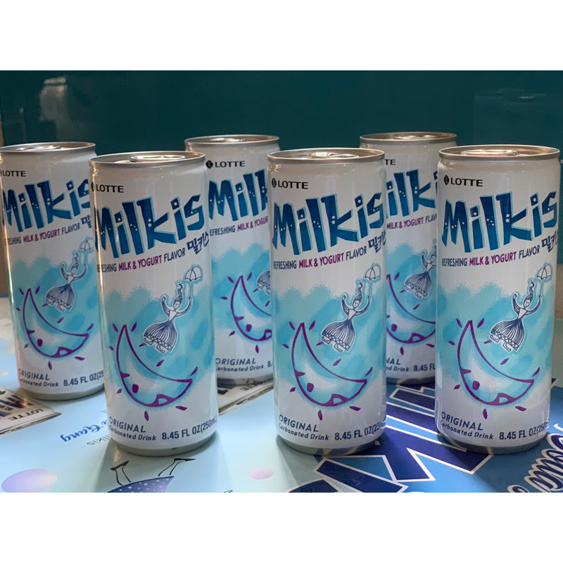 Lốc 6 lon soda healthy Milkis vị sữa chua Hàn Quốc