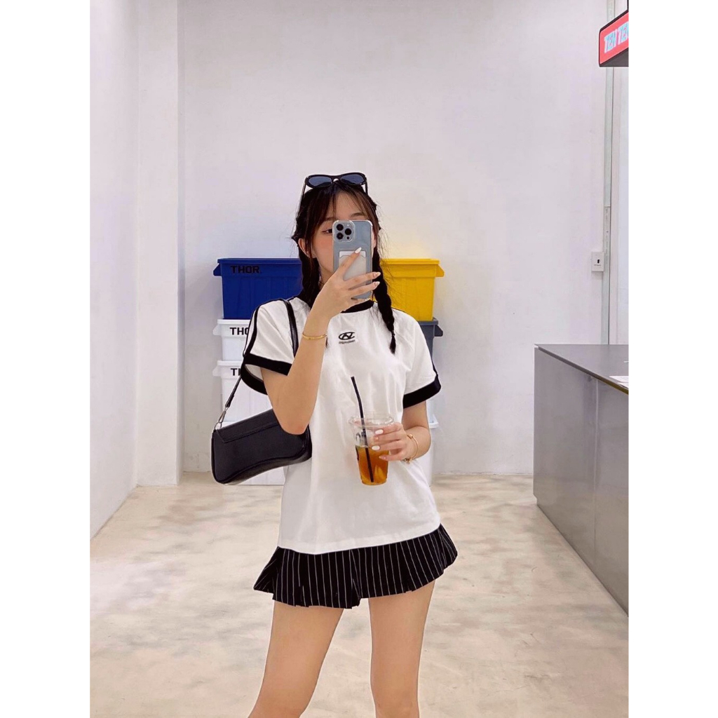 Áo thun baby tee Nam Nữ, Áo phông ôm body co dãn có ảnh thật