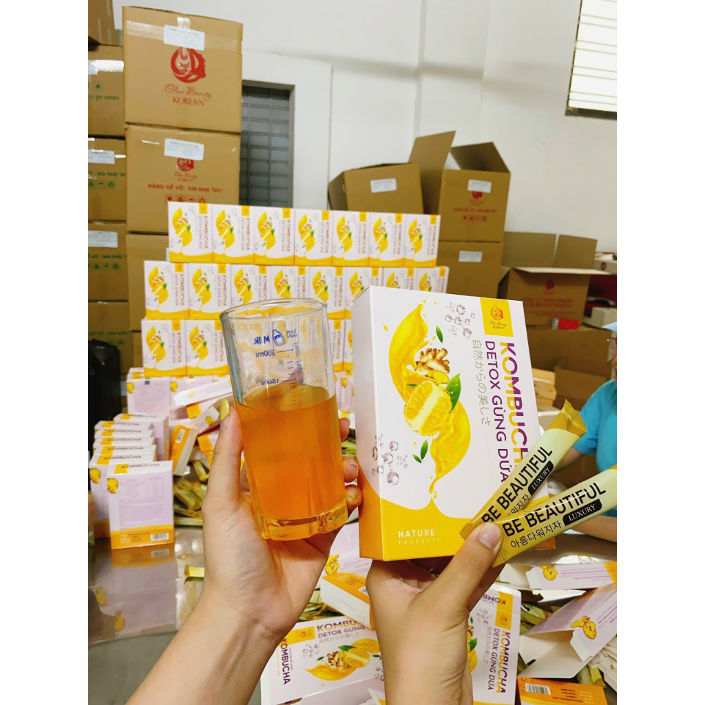 Trà kombucha thanh nhiệt, giữ dáng cải thiện sức khỏe