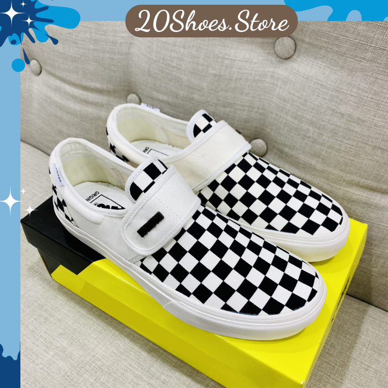 Giày Vans Caro Nam Nữ, Giày Vans Dây Buộc Hàng Đẹp, Giày Học Sinh Full Box - 20shoesstore