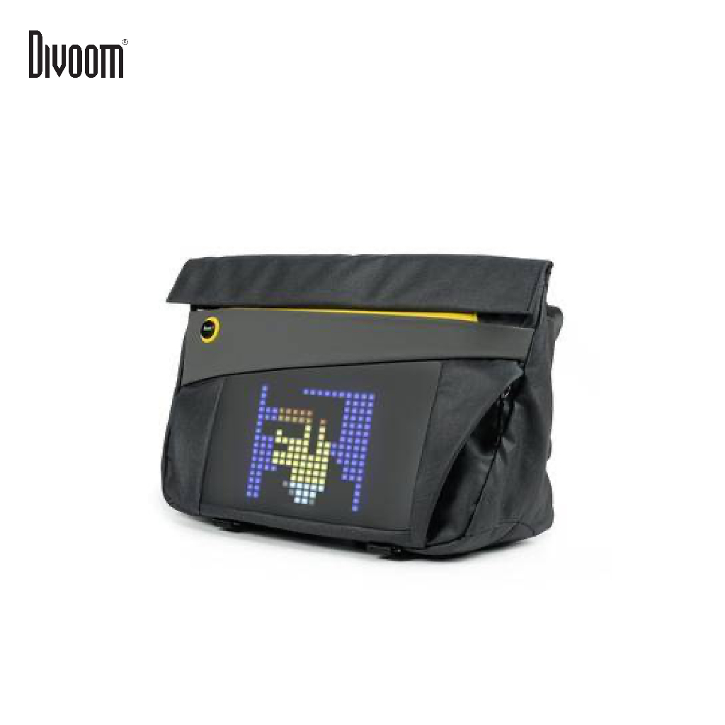 Combo Túi Divoom - Pixoo-SlingBag V hiển thị màn hình Led và Tai nghe Energizer UB2609