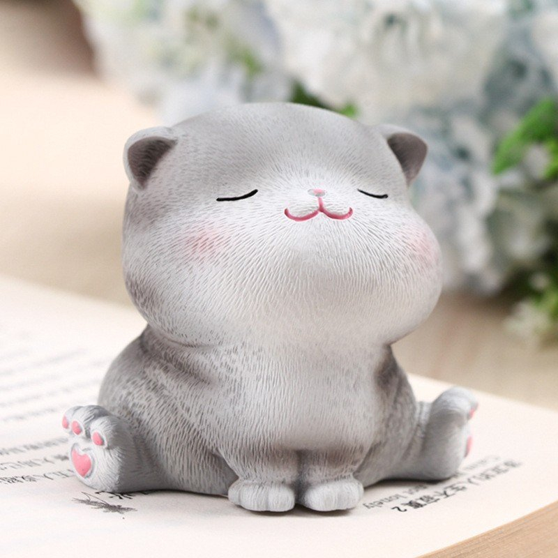 Mô hình Mèo Ngũ Sự đáng yêu gồm 5 SẮC THÁI may mắn dễ thương dùng để decor, trang trí