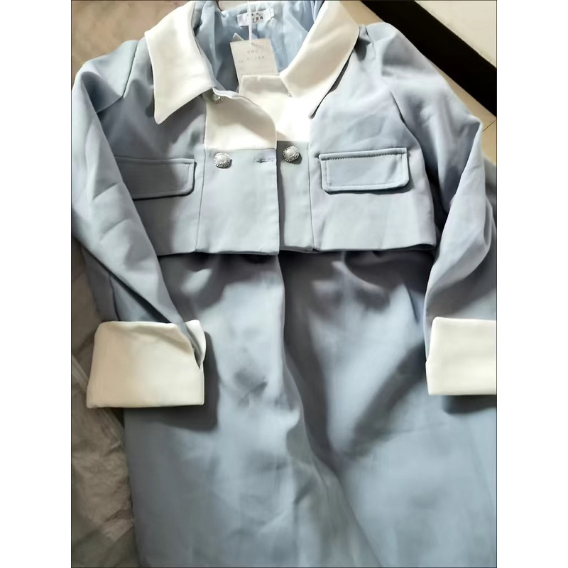 🌷 Set áo & chân váy dài kiểu Pháp thu đông 2023