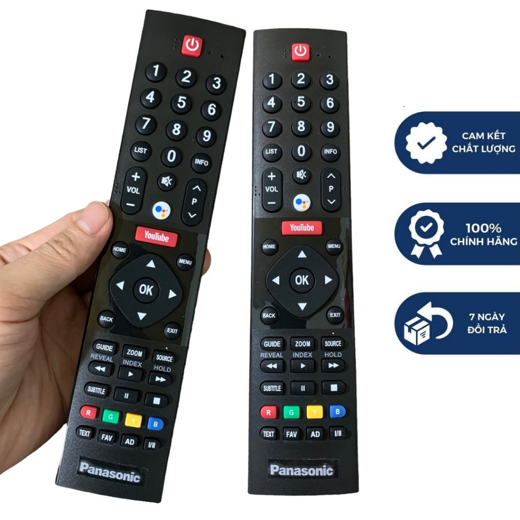 Điều khiển remote tivi PANASONIC MICRO Có Giọng Nói Androi TV FX550V FX650V - Remote TV Panasonic Smart Micro