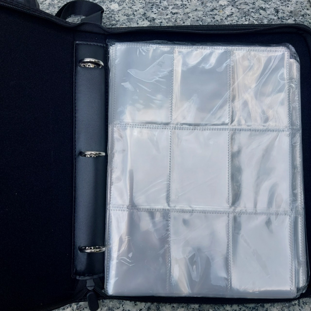 Chính hãng] Sổ đựng 900 thẻ bìa bằng da đại hành trình One Piece trúng thưởng từ hộp thẻ nhân phẩm chính hãng 1492 NF2